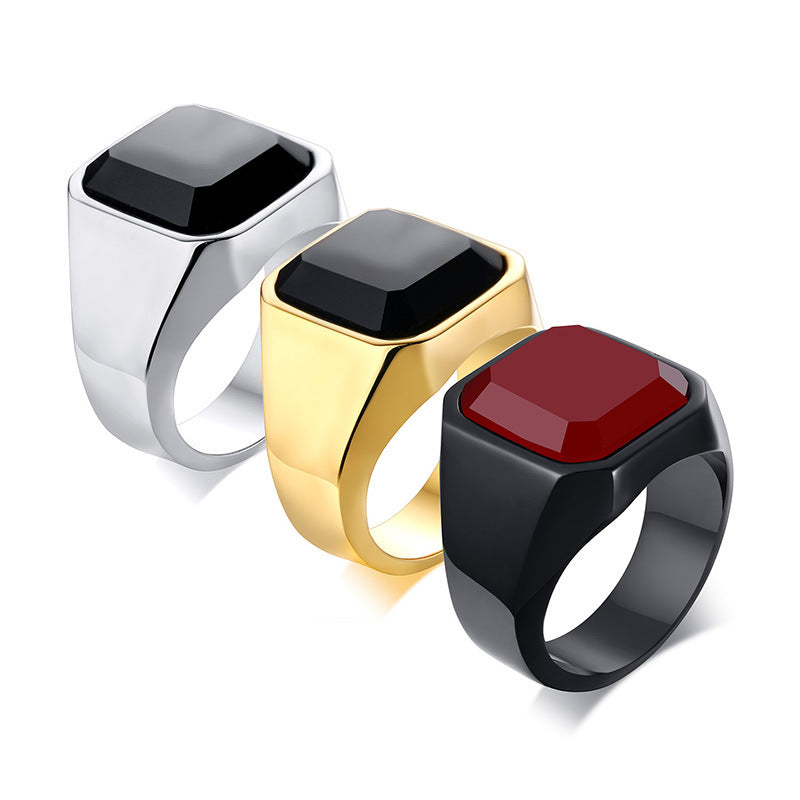 Onyx Achat - Ring