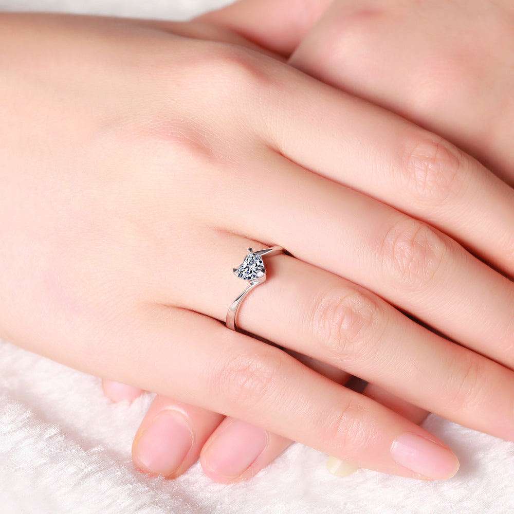 Diamant Herz - Ring