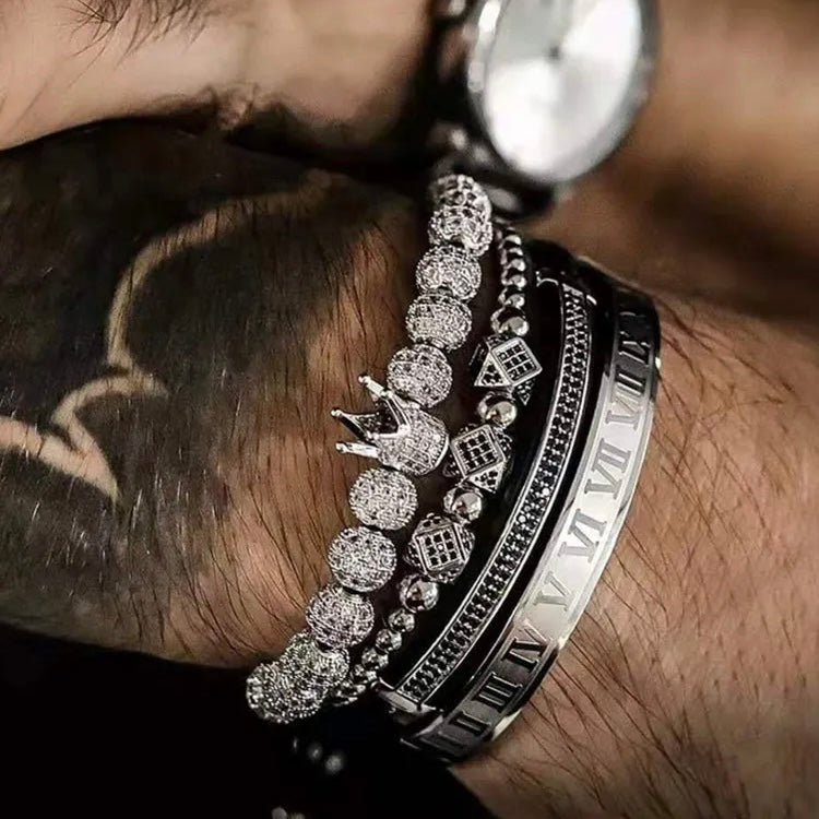 Krone Kugel - Armband