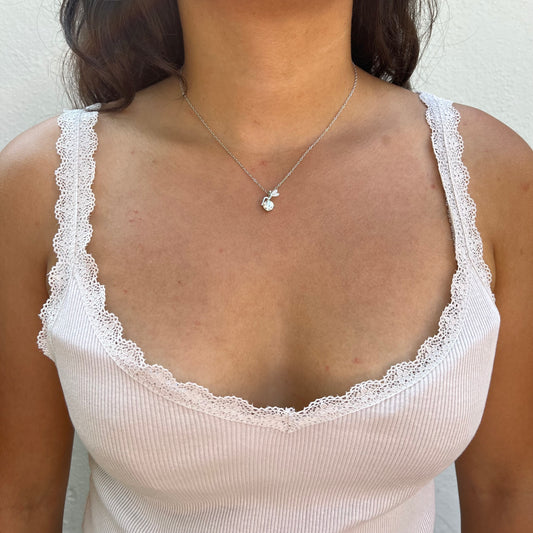 Moissanite Libelle - Halskette