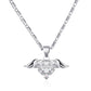 Fliegendes Diamantherz - Halskette
