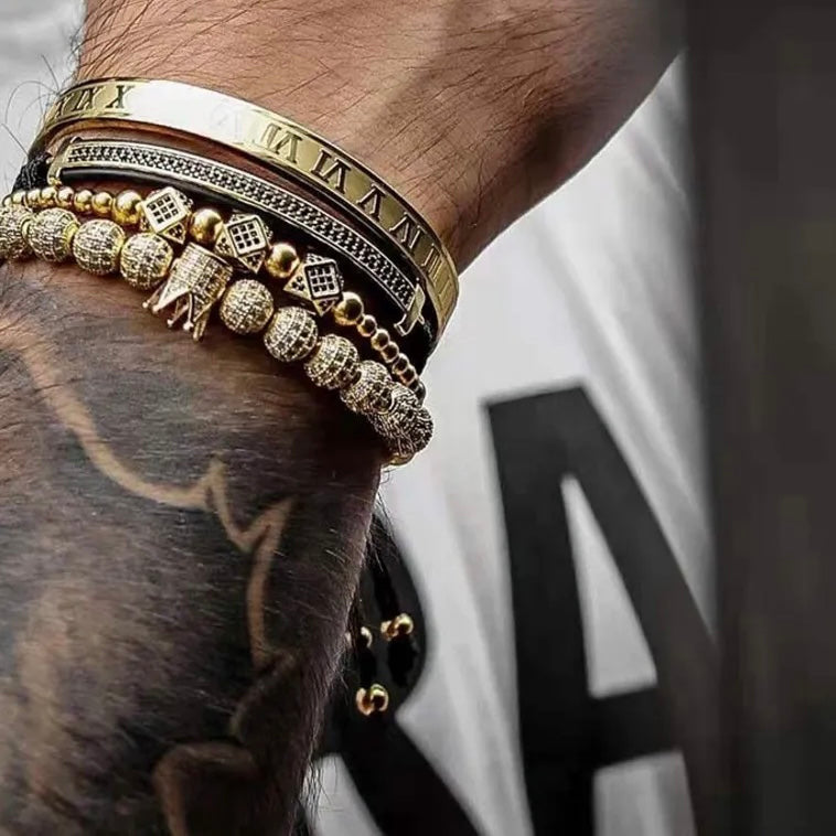 Krone Kugel - Armband