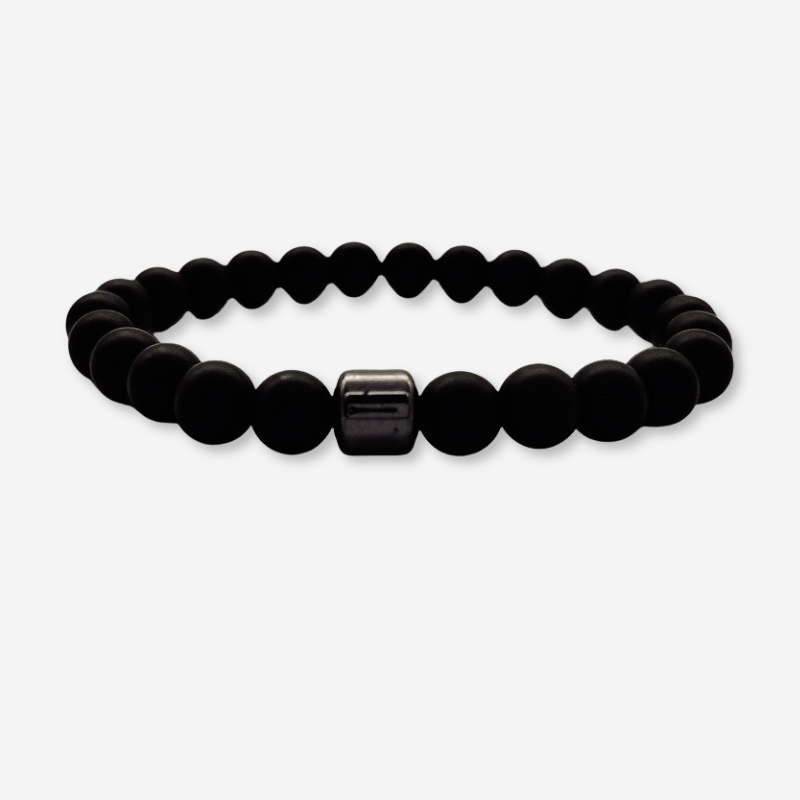 Schwarze Kugeln - Armband