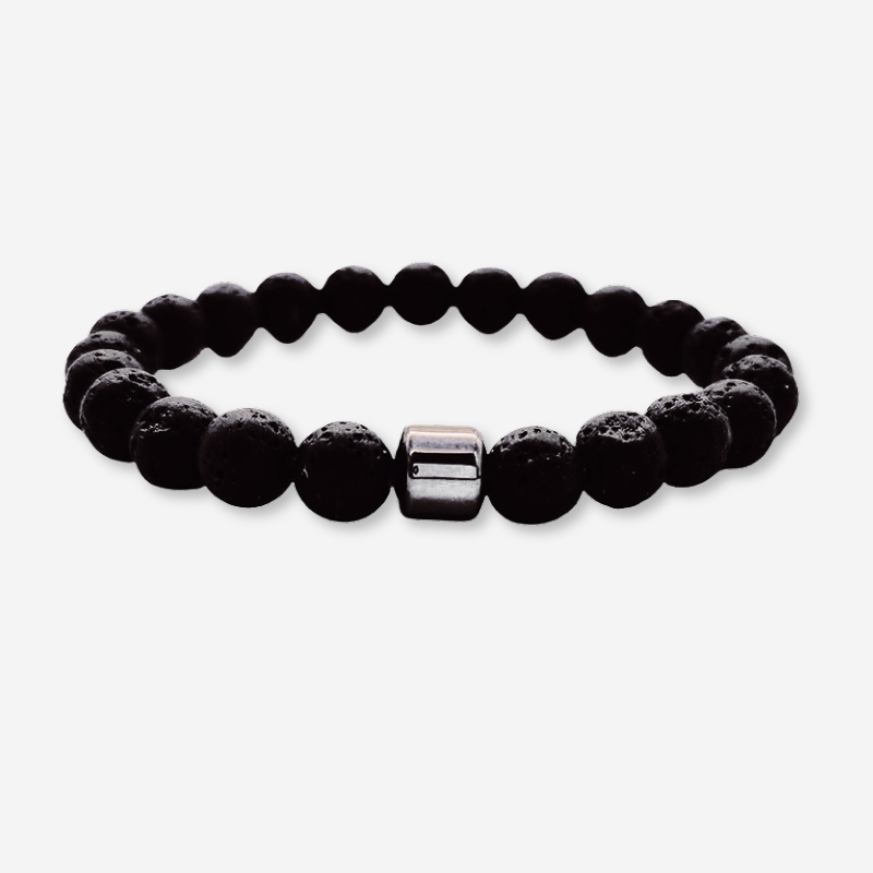 Schwarze Kugeln - Armband