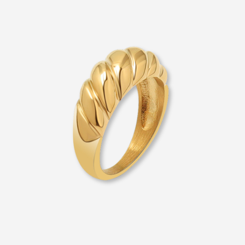 Gold Kordel - Ring