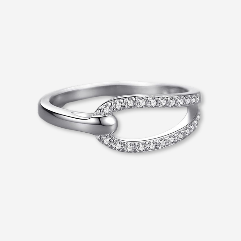 Silberschlaufe - Ring