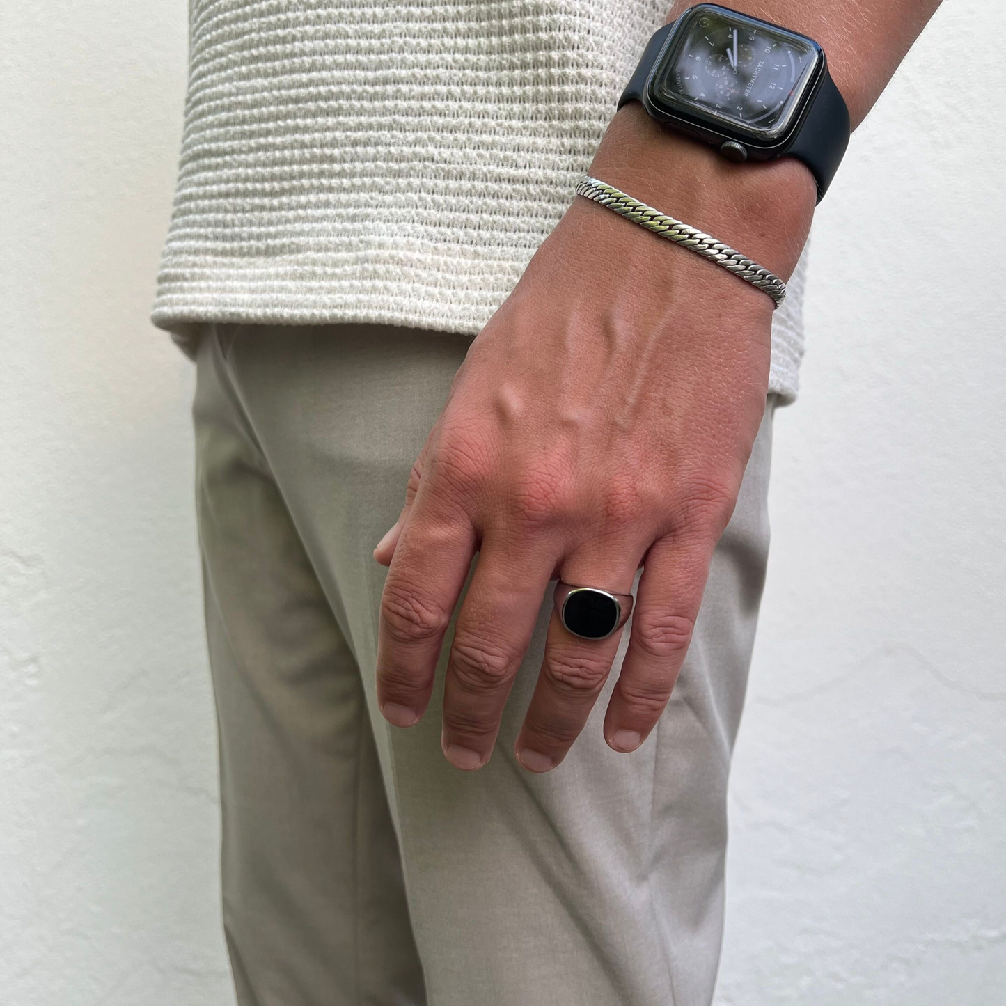 Onyx Quadrat - Ring