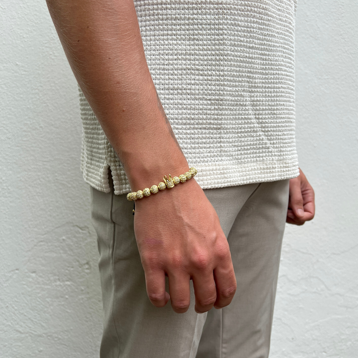 Krone Kugel - Armband