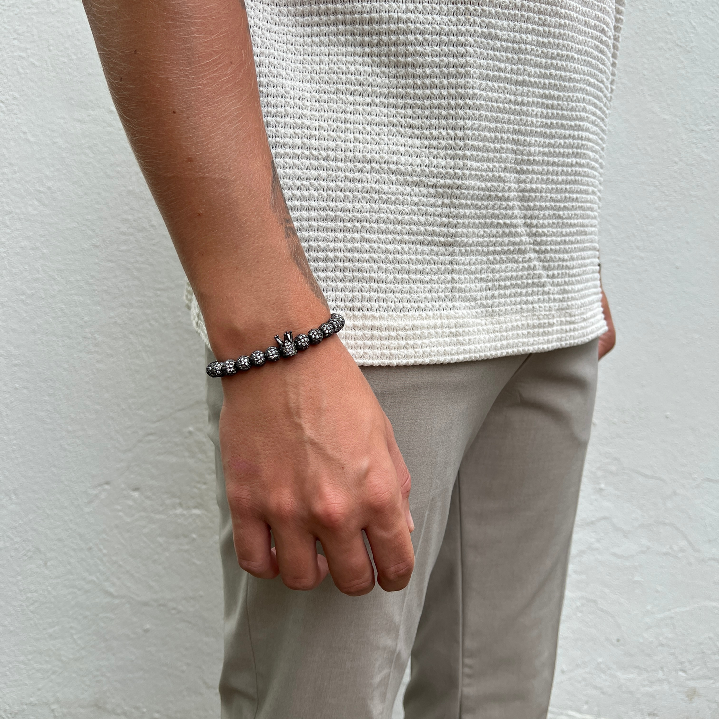 Krone Kugel - Armband