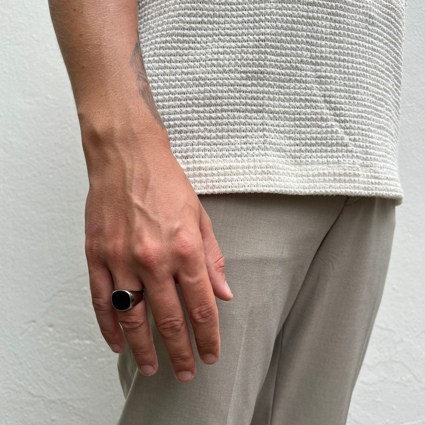 Onyx Quadrat - Ring