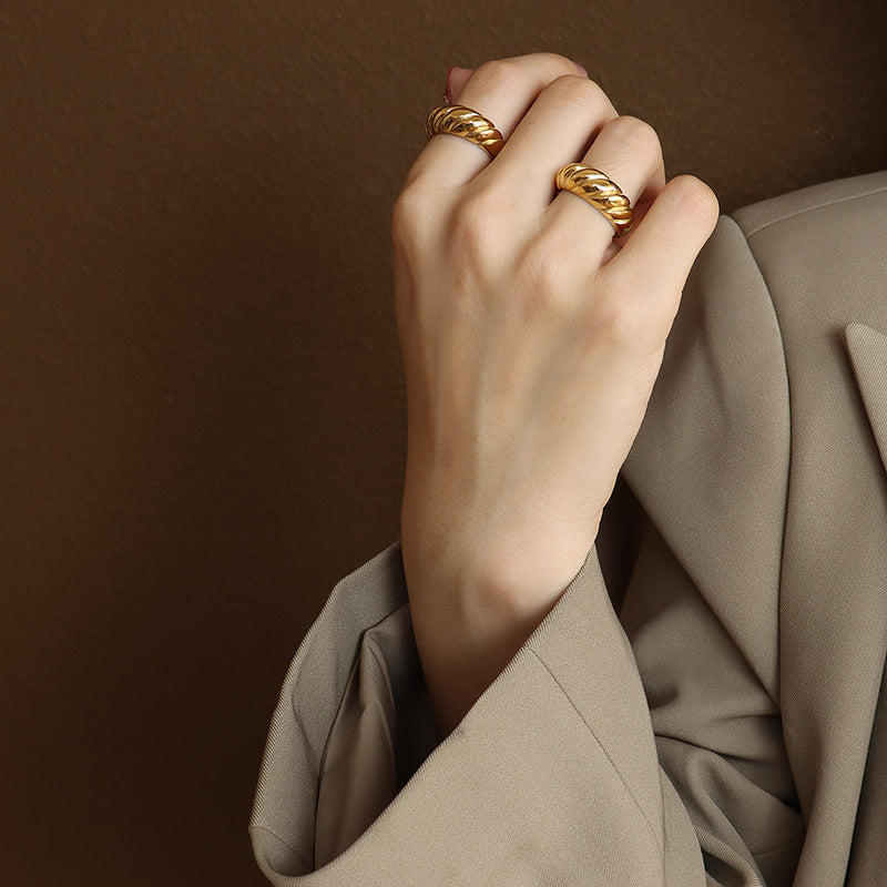 Gold Kordel - Ring