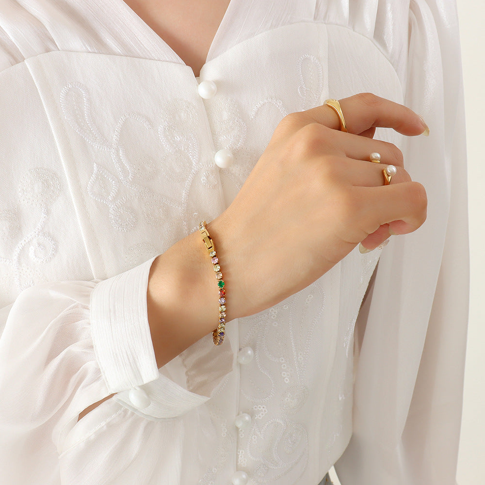 Tennis Gold - Armband