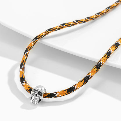 Totenkopf Seil - Halskette