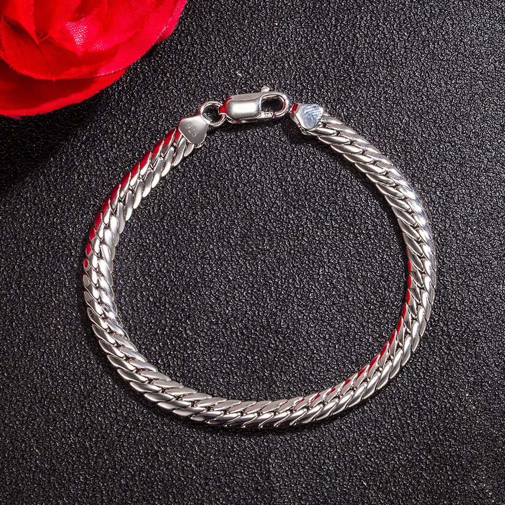 Snake Chain Silber - Armband