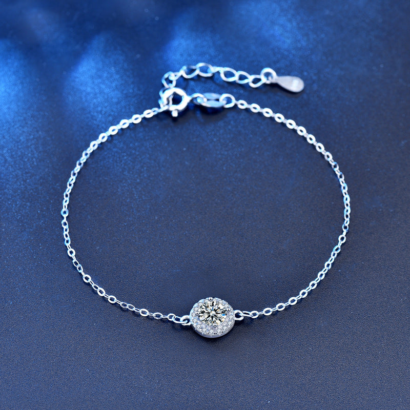 Moissanite Silber - Armband