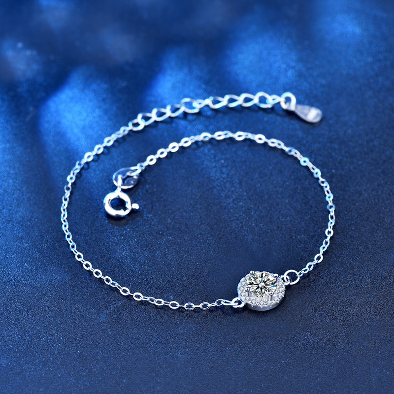 Moissanite Silber - Armband
