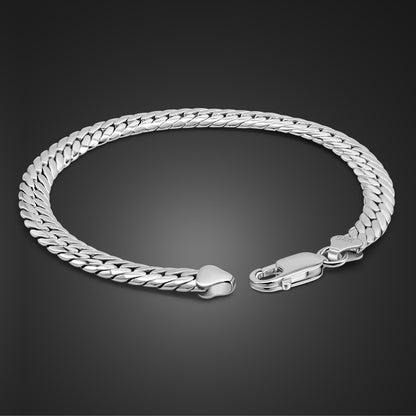 Snake Chain Silber - Armband