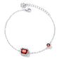 Roter Edelstein - Armband