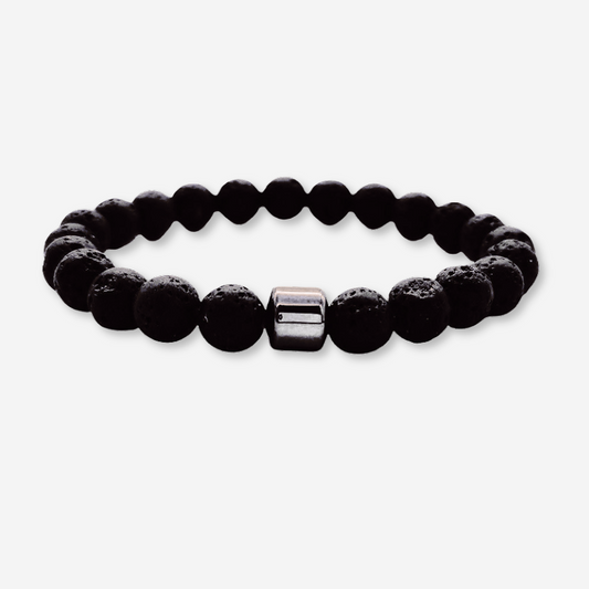 Schwarze Kugeln - Armband