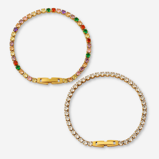 Tennis Gold - Armband