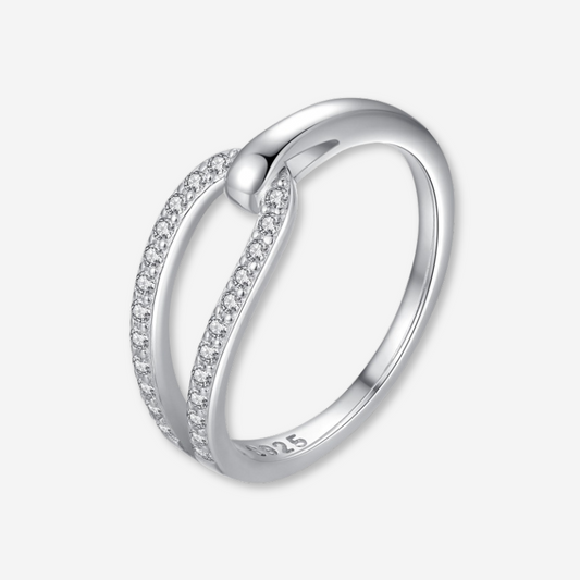 Silberschlaufe - Ring