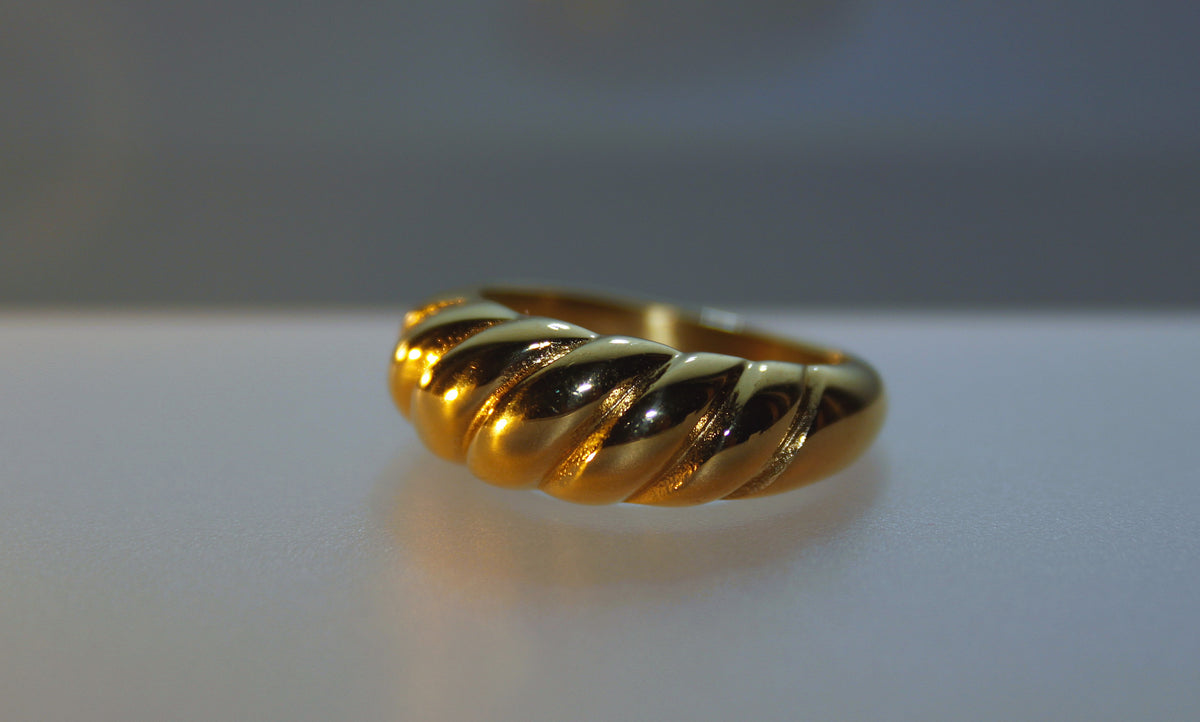 Gold Kordel - Ring