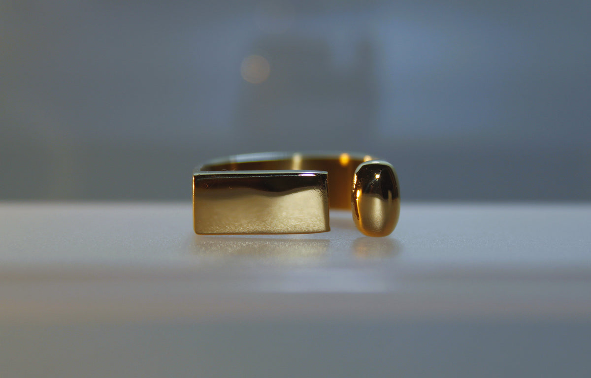 Gold Spalte - Ring