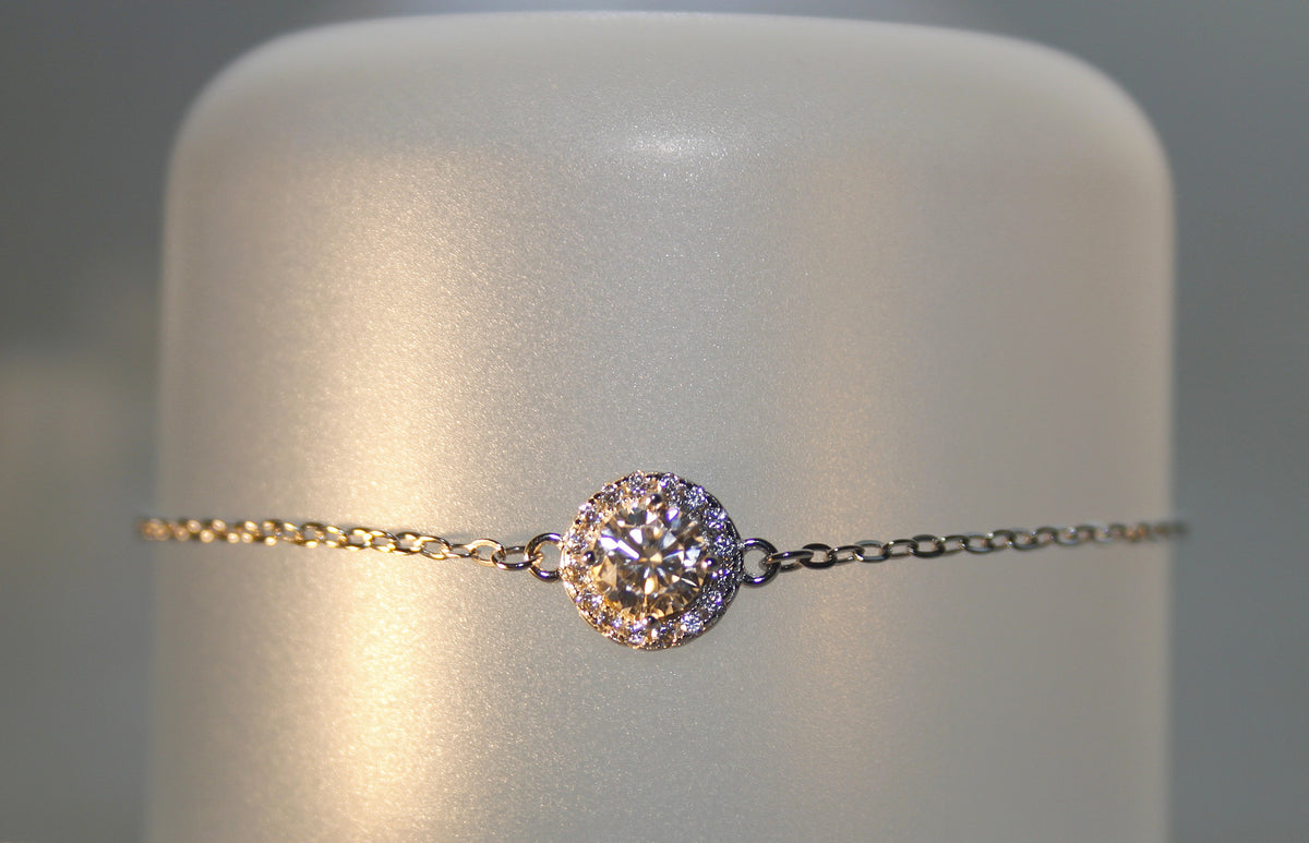 Moissanite Silber - Armband