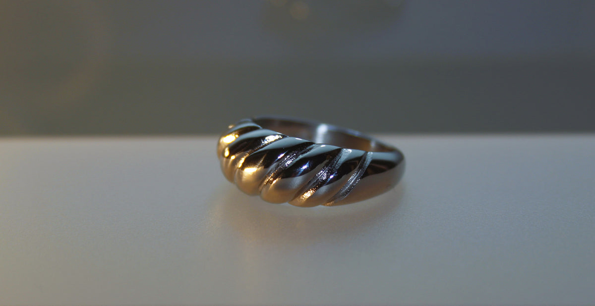 Gold Kordel - Ring