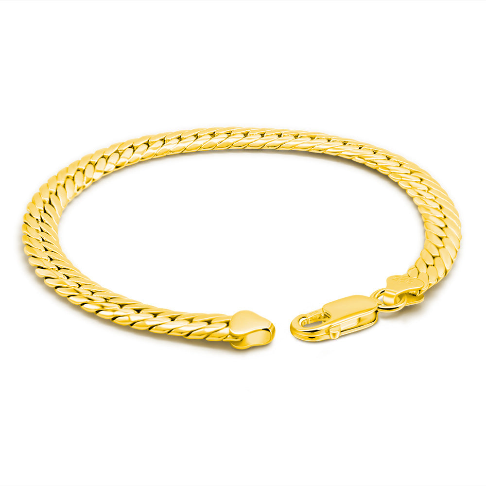Snake Chain Silber - Armband