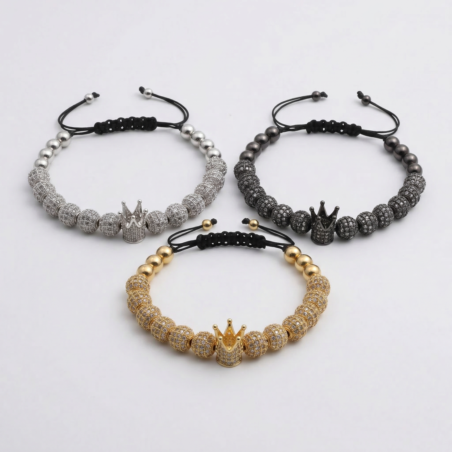 Krone Kugel - Armband