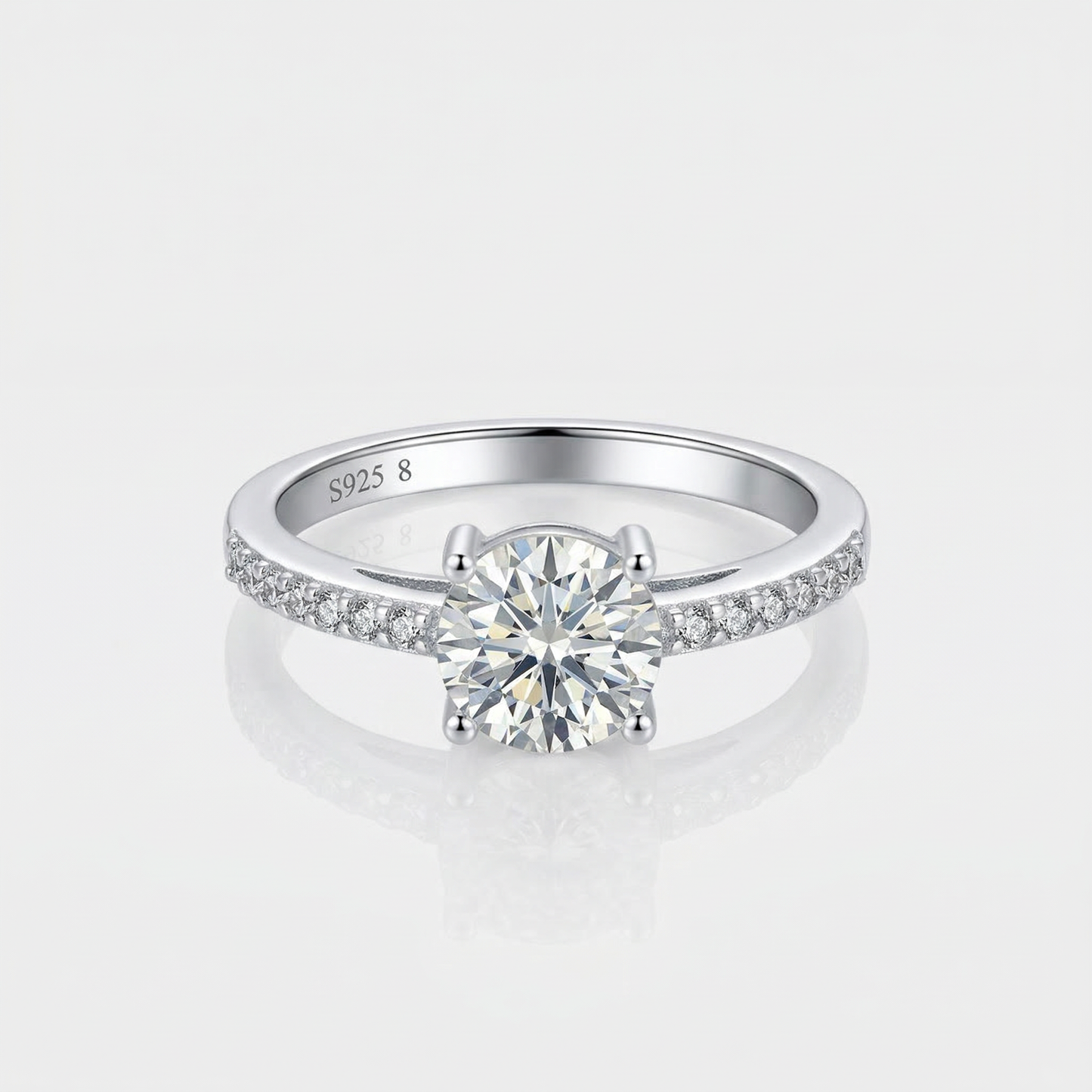Diamant Silber - Ring