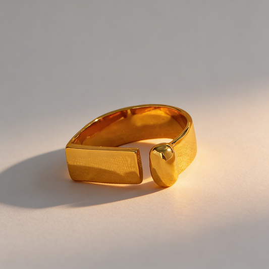 Gold Spalte - Ring