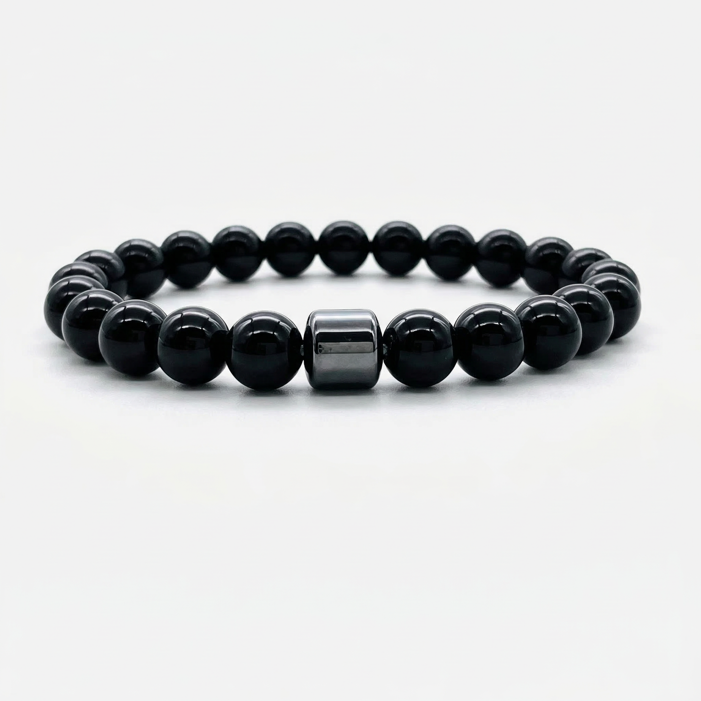 Schwarze Kugeln - Armband