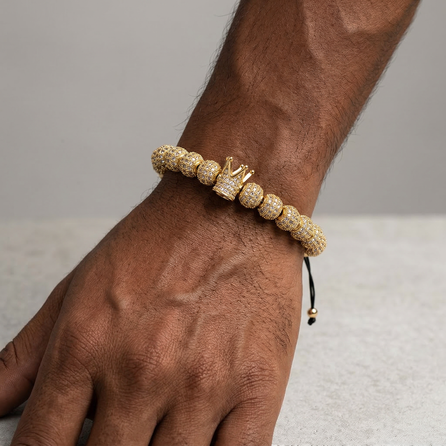 Krone Kugel - Armband