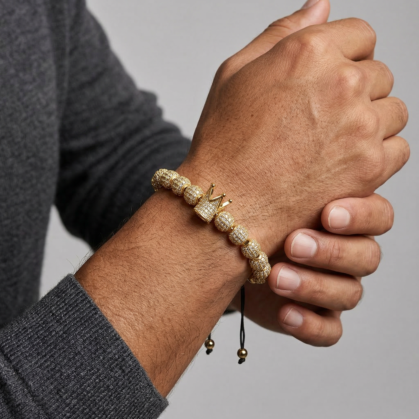 Krone Kugel - Armband