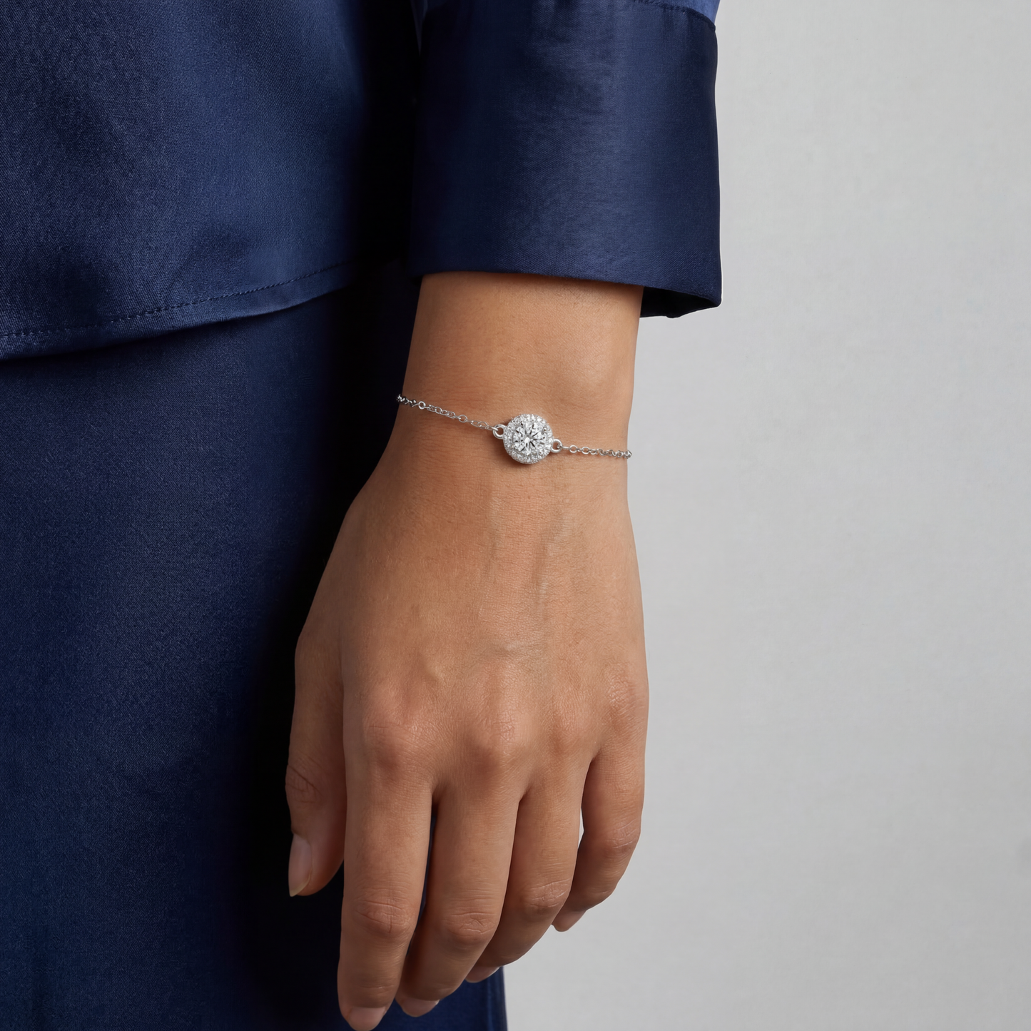 Moissanite Silber - Armband