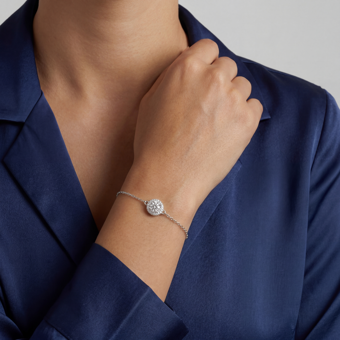 Moissanite Silber - Armband