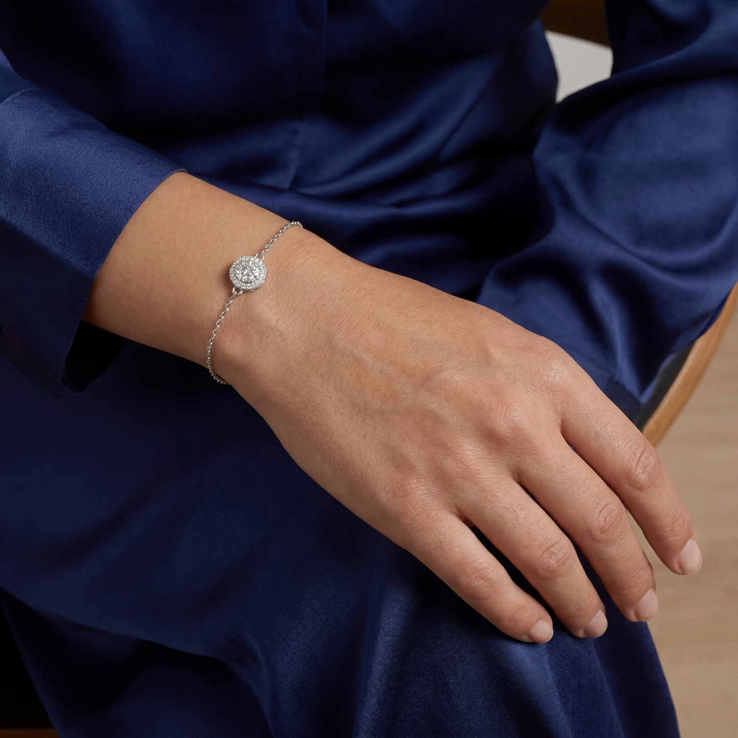 Moissanite Silber - Armband
