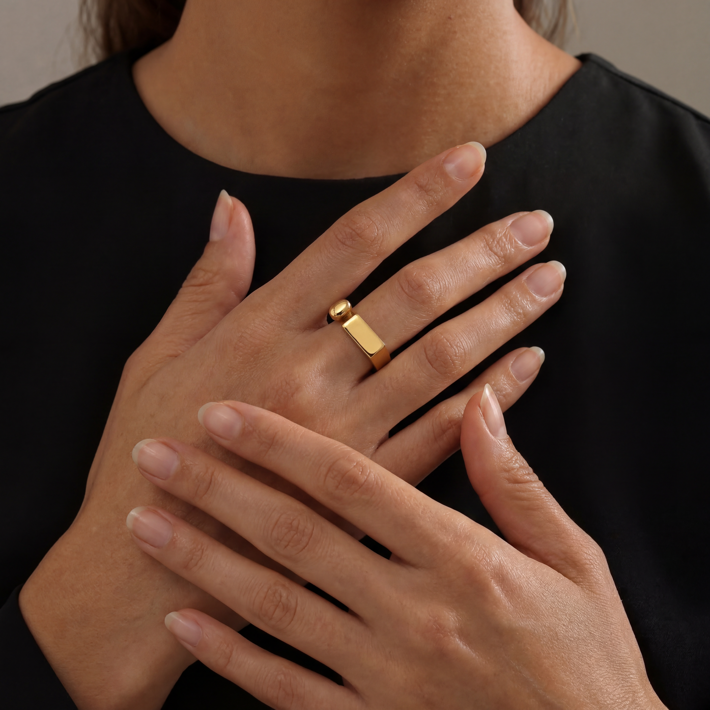 Gold Spalte - Ring