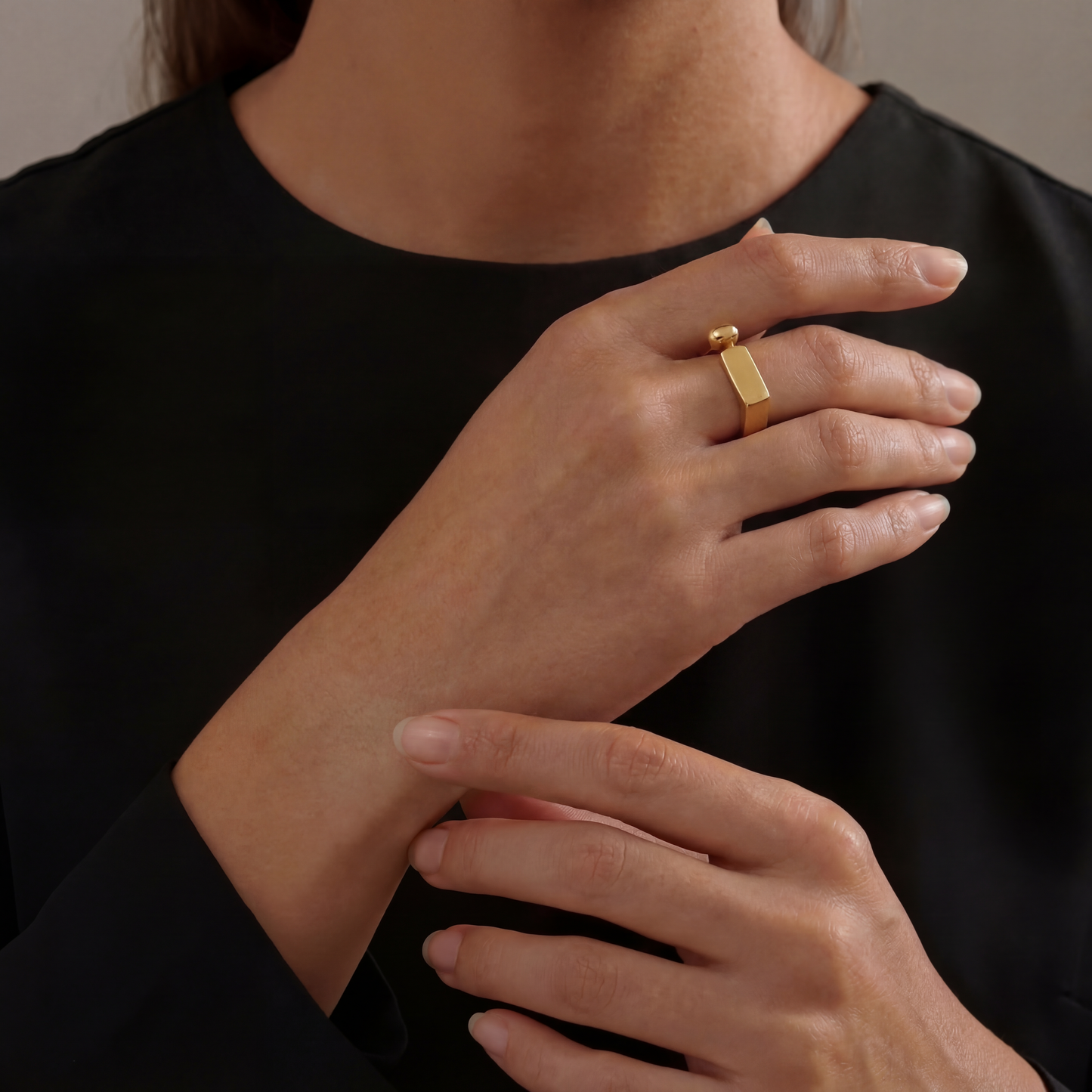 Gold Spalte - Ring