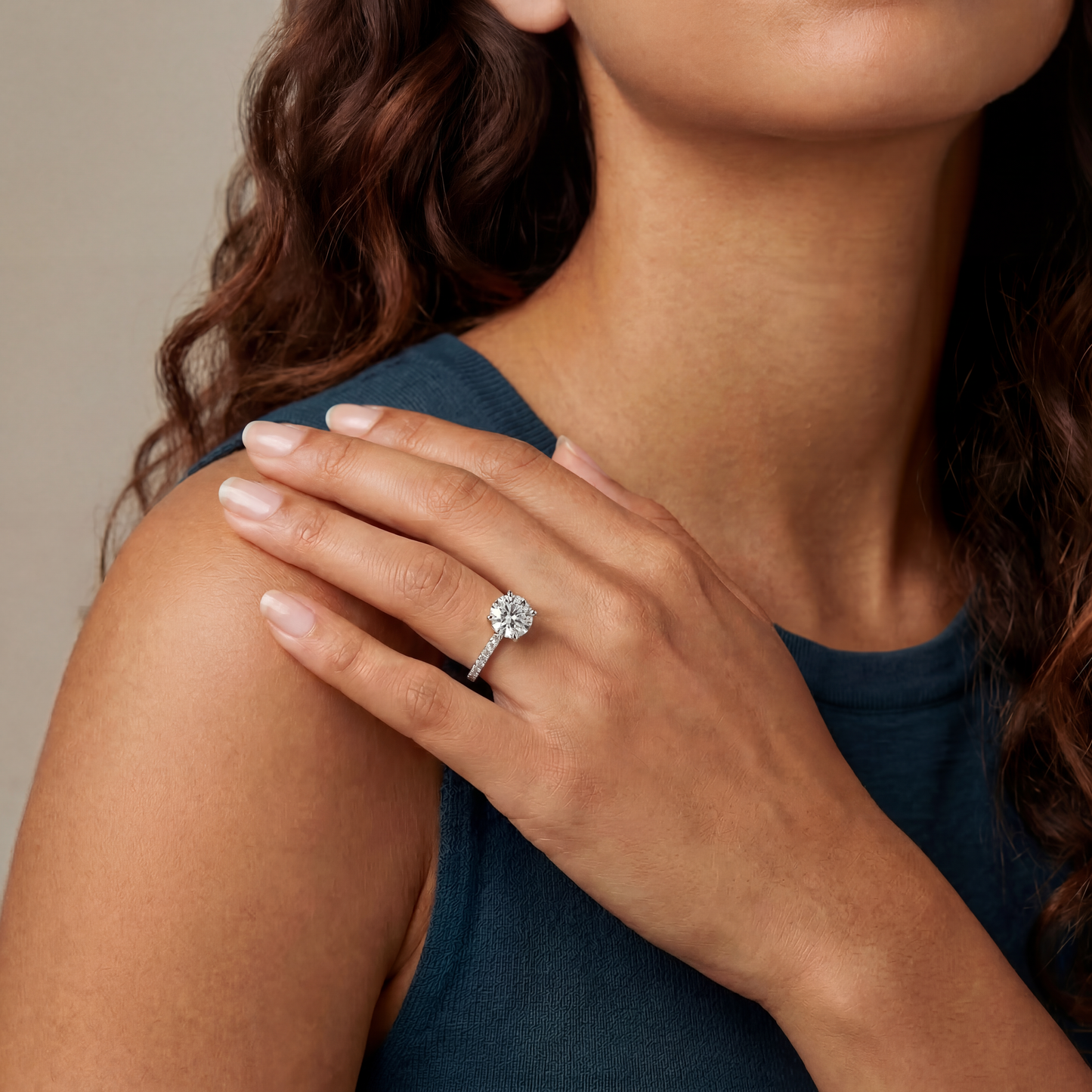 Diamant Silber - Ring