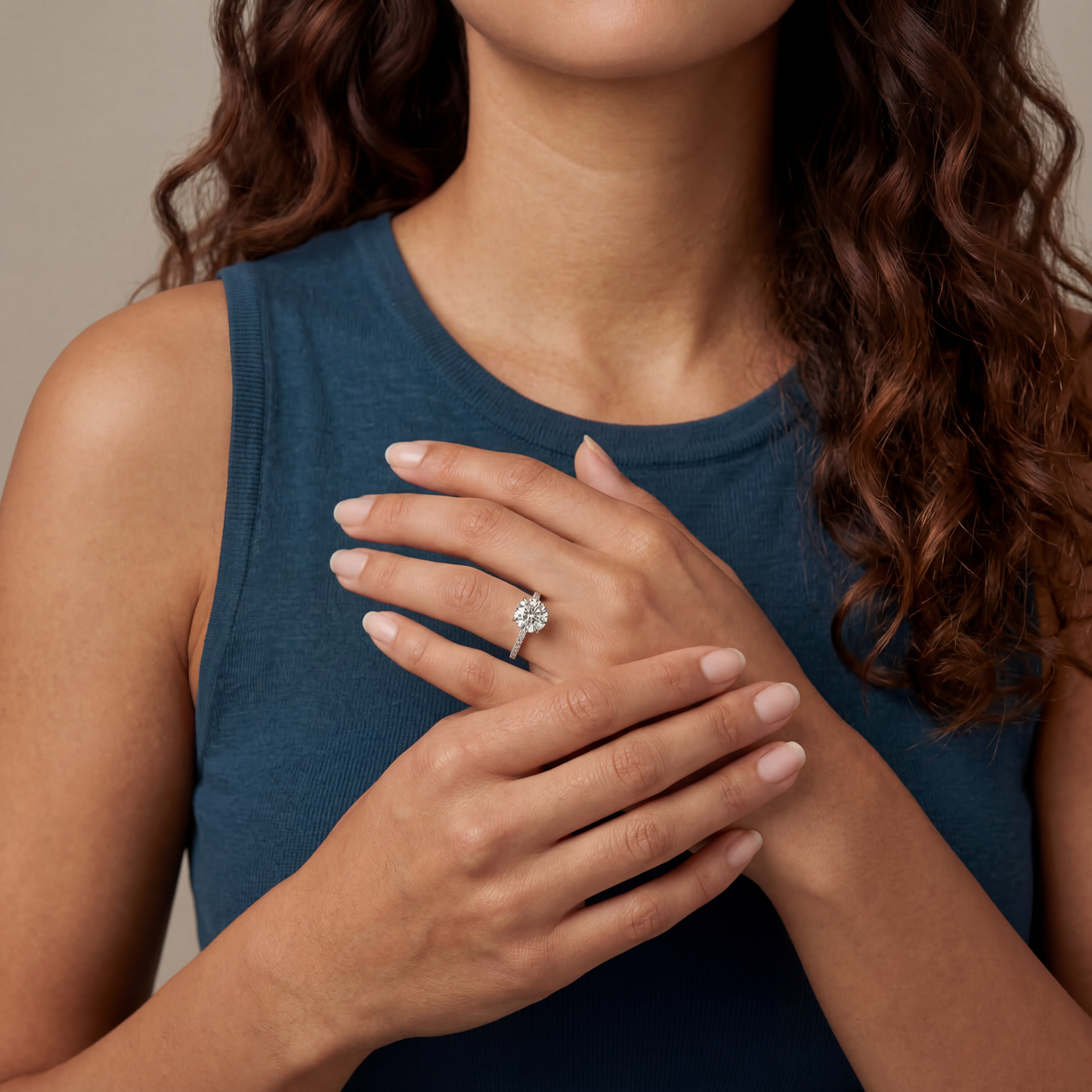 Diamant Silber - Ring