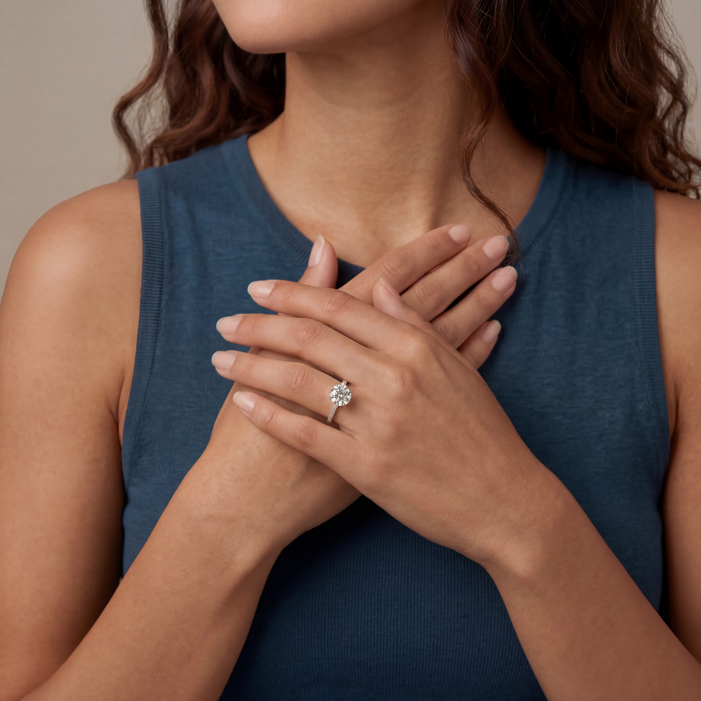 Diamant Silber - Ring