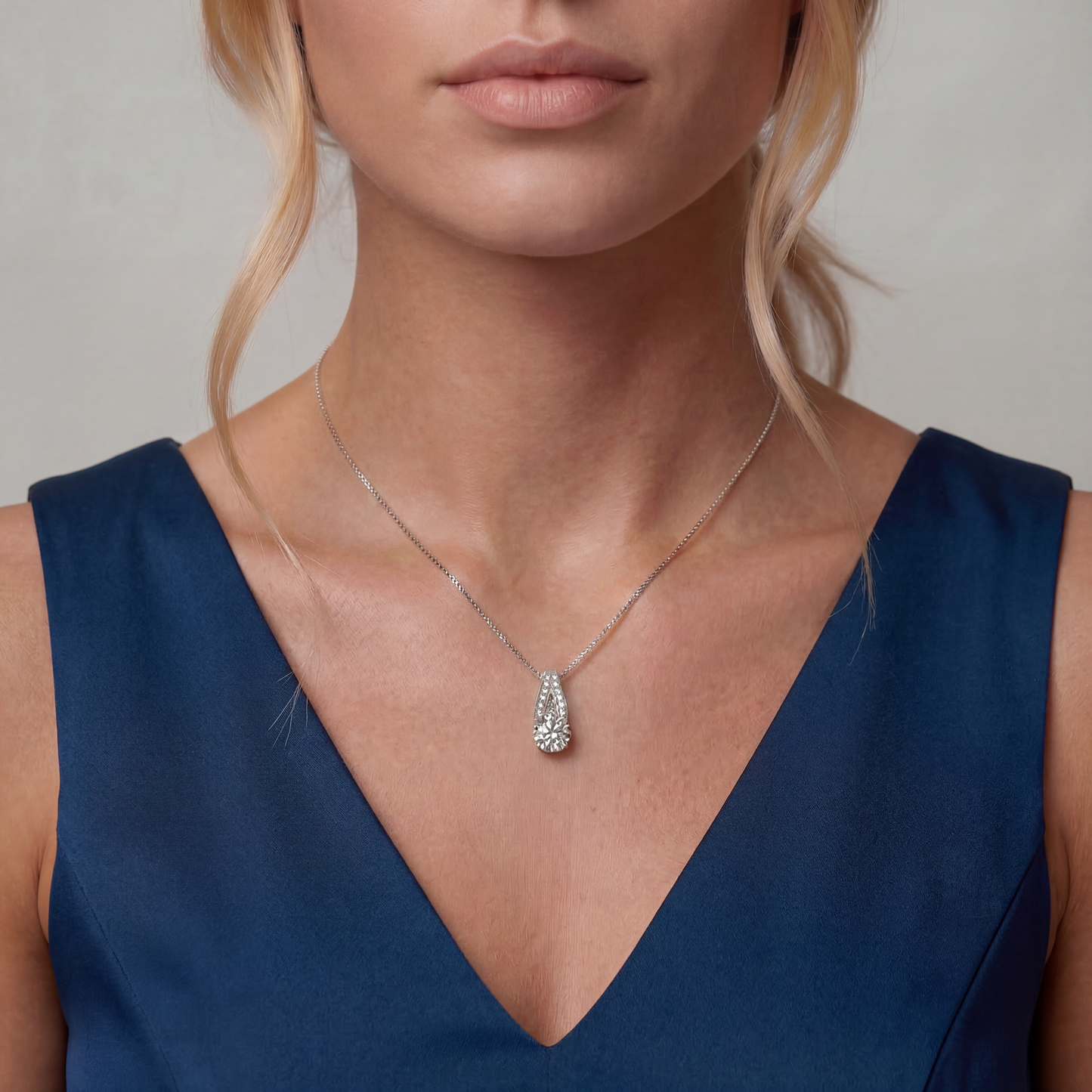 Diamant Pfeil - Halskette