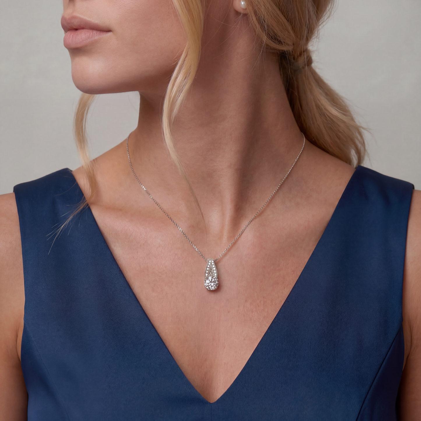 Diamant Pfeil - Halskette