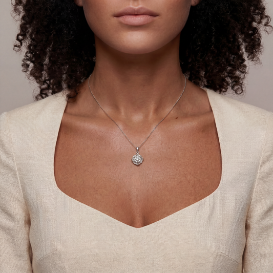 Diamant Windmühle - Halskette