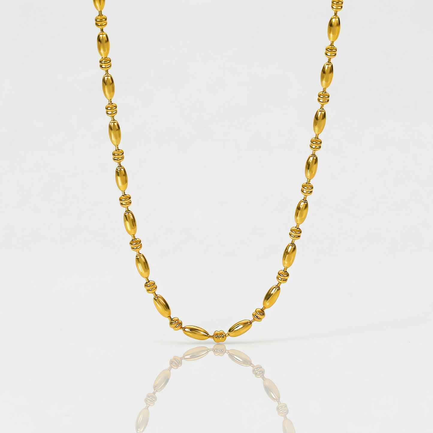 Reiskorn Gold - Halskette