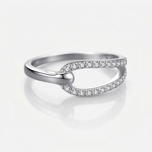 Silberschlaufe - Ring